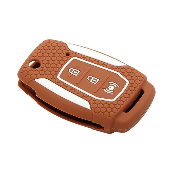 Keycare Silicon Car Key Cover for Mahindra - XUV 300 (KC 25) - CARMATE®