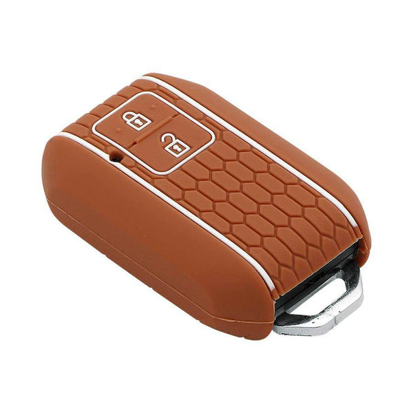 Keycare Silicon Car Key Cover for Maruti - XL6 (Button Start) - CARMATE®