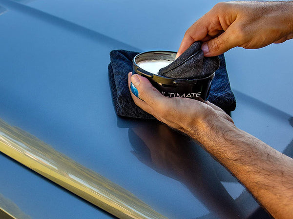Meguiar's Ultimate Paste Wax Hydrophobic Polymer Technology Synthetic Paste Wax for Durable high Gloss Wet Finish - CARMATE®