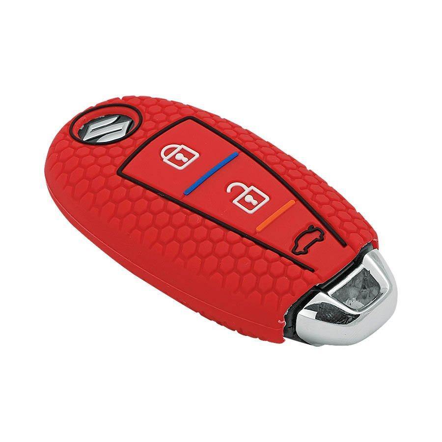 Keycare Silicon Car Key Cover for Maruti - S CROSS (Button Start) - CARMATE®