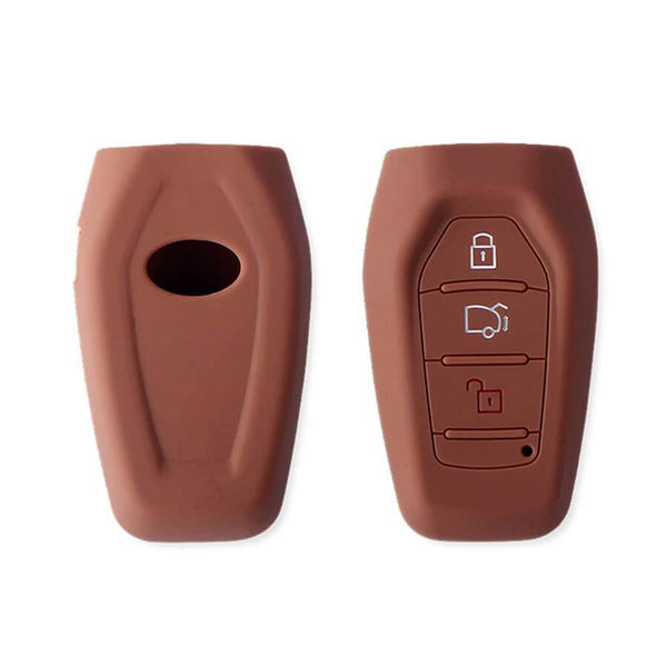 Keycare Silicon Car Key Cover for Mahindra - XUV 500 Upto 2020 (Button Start) (KC 48) - CARMATE®