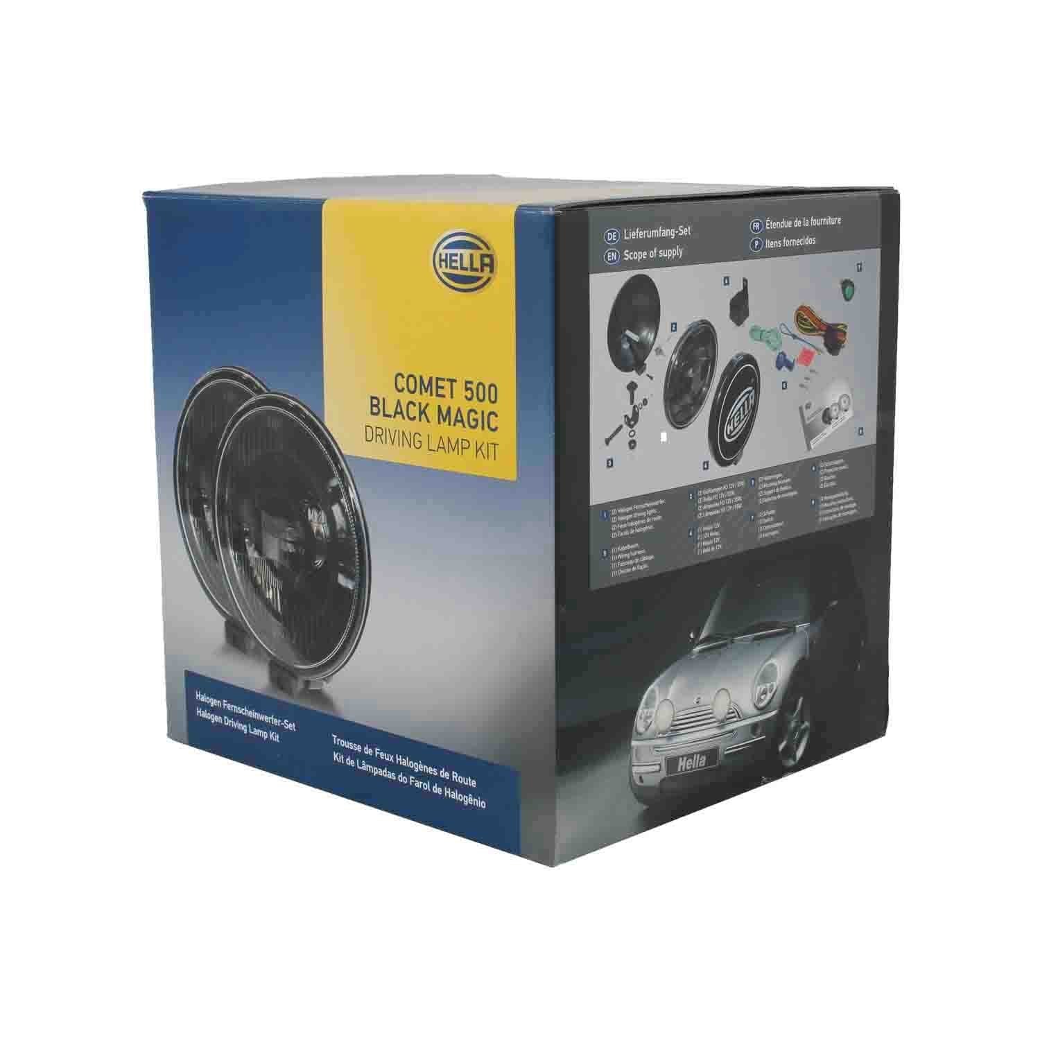 Hella Black Magic 500 Universal Fog Lamp (12V,55W,55W) - CARMATE®