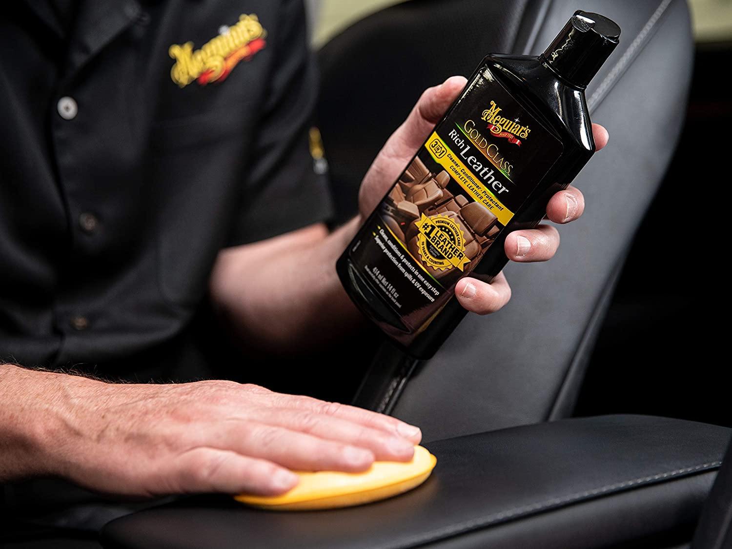 Meguiar's Gold Class Leather Cleaner And Conditioner - CARMATE®