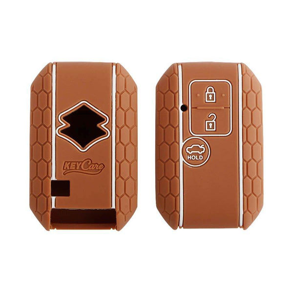 Keycare Silicon Car Key Cover for Maruti - New Ertiga (Button Start) - CARMATE®