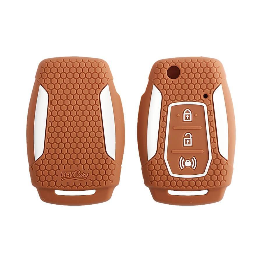 Keycare Silicon Car Key Cover for Mahindra - XUV 300 (KC 25) - CARMATE®