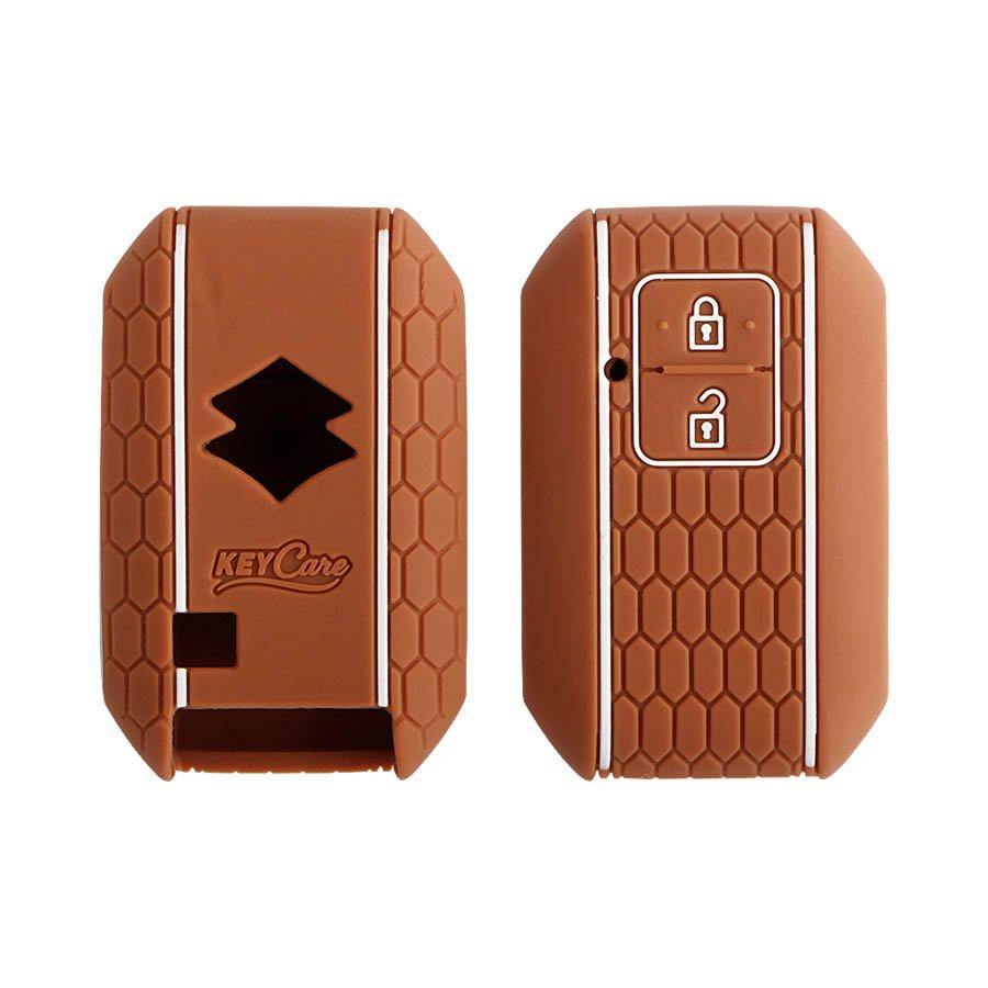Keycare Silicon Car Key Cover for Maruti - Baleno (2 Button Start) - CARMATE®