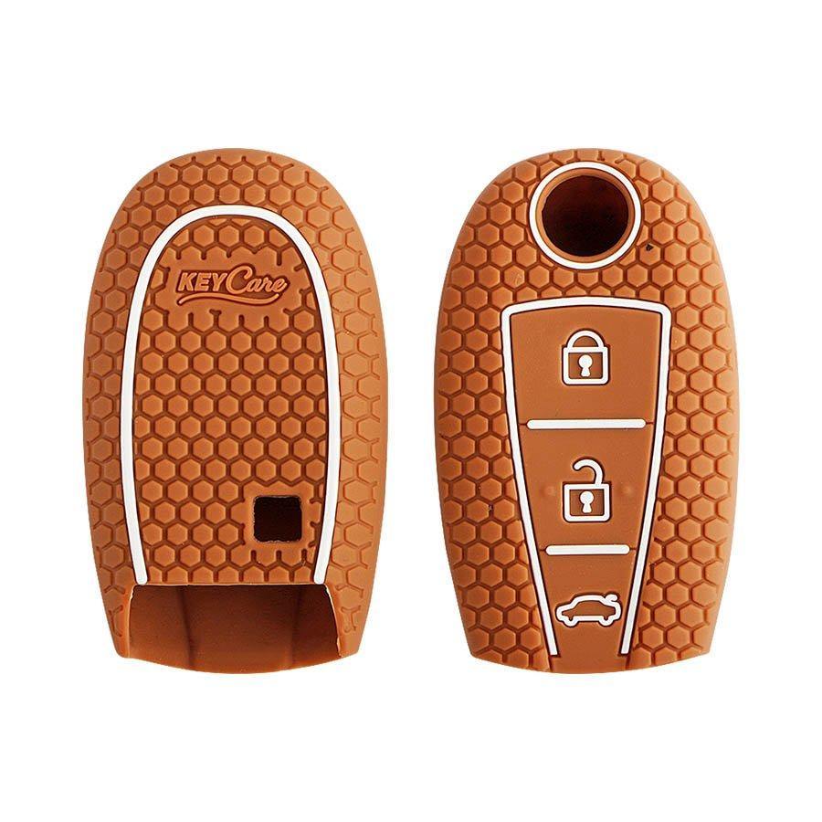 Keycare Silicon Car Key Cover for Maruti - Baleno (Button Start) – CARMATE®