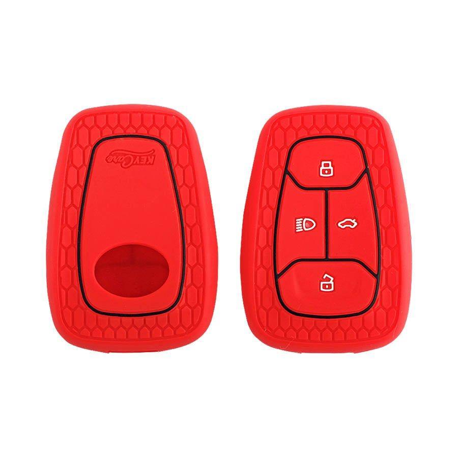 Keycare Silicon Car Key Cover for TATA - Tigor (Button Start) (KC 08) - CARMATE®