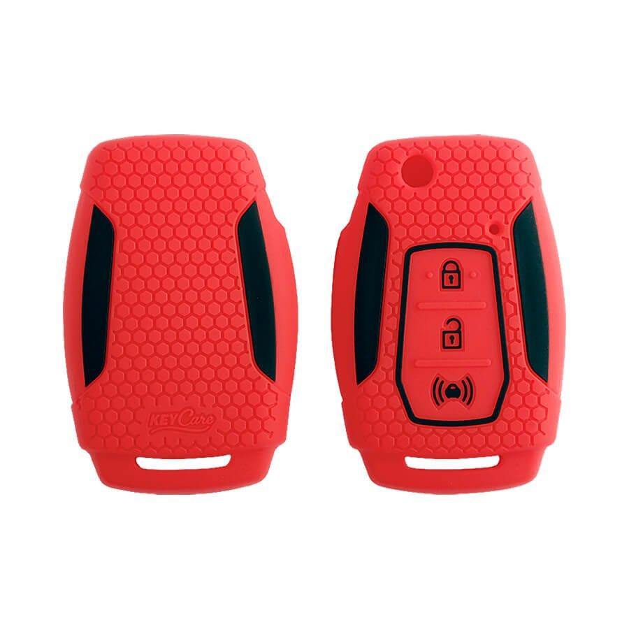 Keycare Silicon Car Key Cover for Mahindra - XUV 300 (KC 25) - CARMATE®