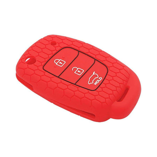 Keycare Silicon Car Key Cover for Hyundai - i20 Elite (Flip Key) (KC 10) - CARMATE®