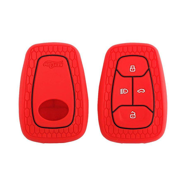 Keycare Silicon Car Key Cover for TATA - Harrier (Button Start) (KC 08) - CARMATE®