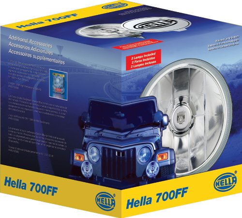 Hella Rallye 700FF Driving Lamp (2 Lamps) (12V,55W,Yellow Light) - CARMATE®