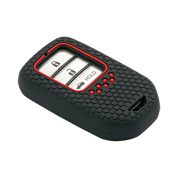 Keycare Silicon Car Key Cover for Honda - WRV (Button Start) (KC 24) - CARMATE®