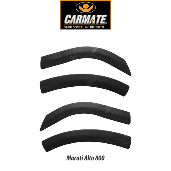 CARMATE Customized Black Car Bumper Scratch Protector for Maruti Suzuki Alto 800 2018 - Set of 4