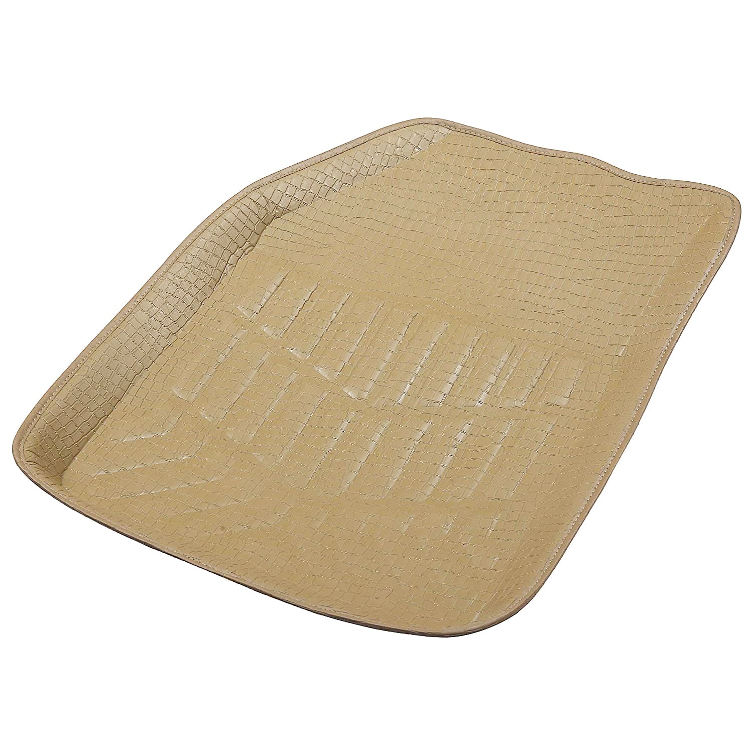 Drivn 3D Customised Car Floor Mat for Skoda Vento - Beige (Set of 3)