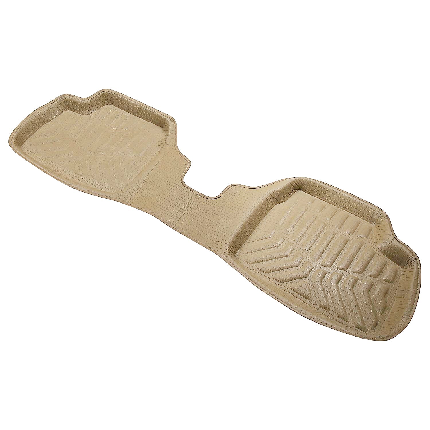 Drivn 3D Customised Car Floor Mat for Mahindra KUV 100 - Beige (Set of 3)