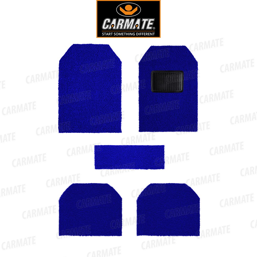 Carmate Single Color Car Grass Floor Mat, Anti-Skid Curl Car Foot Mats for Hyundai I20 Elite