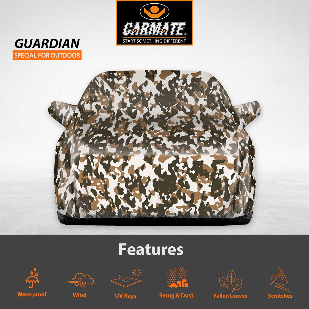 CARMATE Jungle 3 Layers Custom Fit Waterproof Car Body Cover For Hyundai I20 Elite