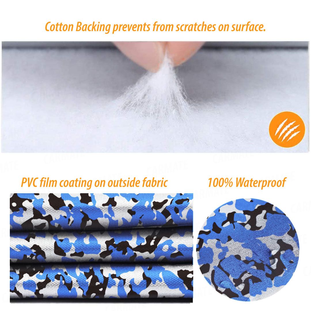 CARMATE Jungle 3 Layers Custom Fit Waterproof Car Body Cover For Hyundai I20 Elite