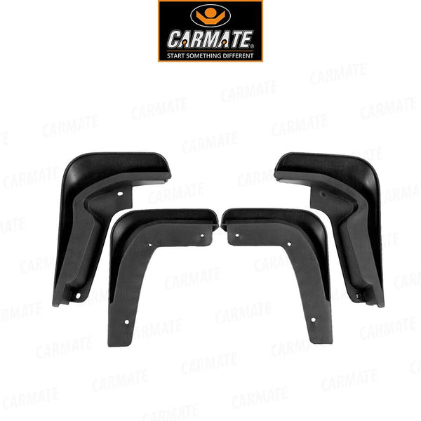 CARMATE PVC Mud Flaps For Mahindra KUV100
 (Black) - CARMATE®