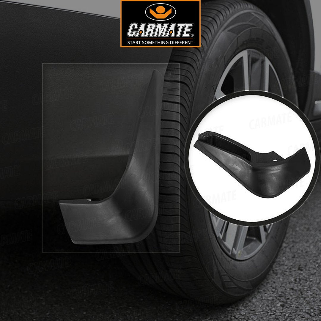 CARMATE PVC Mud Flaps For Mahindra Verito (Black) - CARMATE®