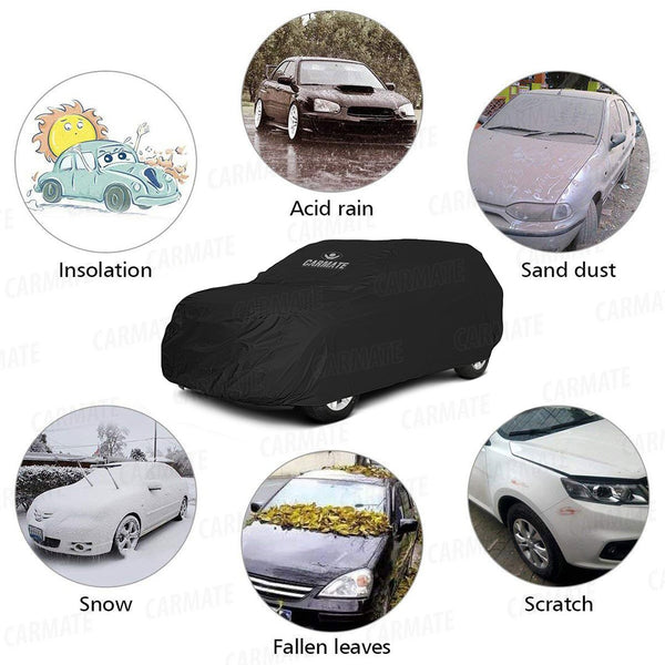 Carmate Parachute Car Body Cover (Black) for Chevrolet - Tavera - CARMATE®