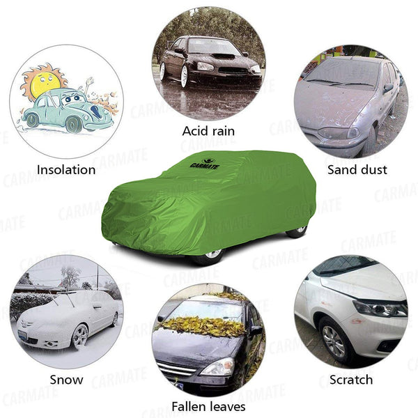 Carmate Parachute Car Body Cover (Green) for Tata - Nexon EV - CARMATE®