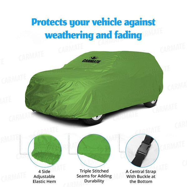 Carmate Parachute Car Body Cover (Green) for Mahindra - Quanto - CARMATE®