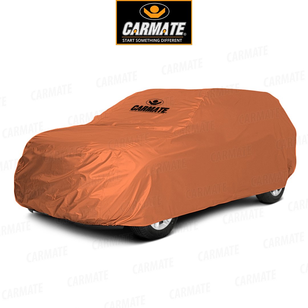 Carmate Parachute Car Body Cover (Orange) for Mahindra - Bolero - CARMATE®