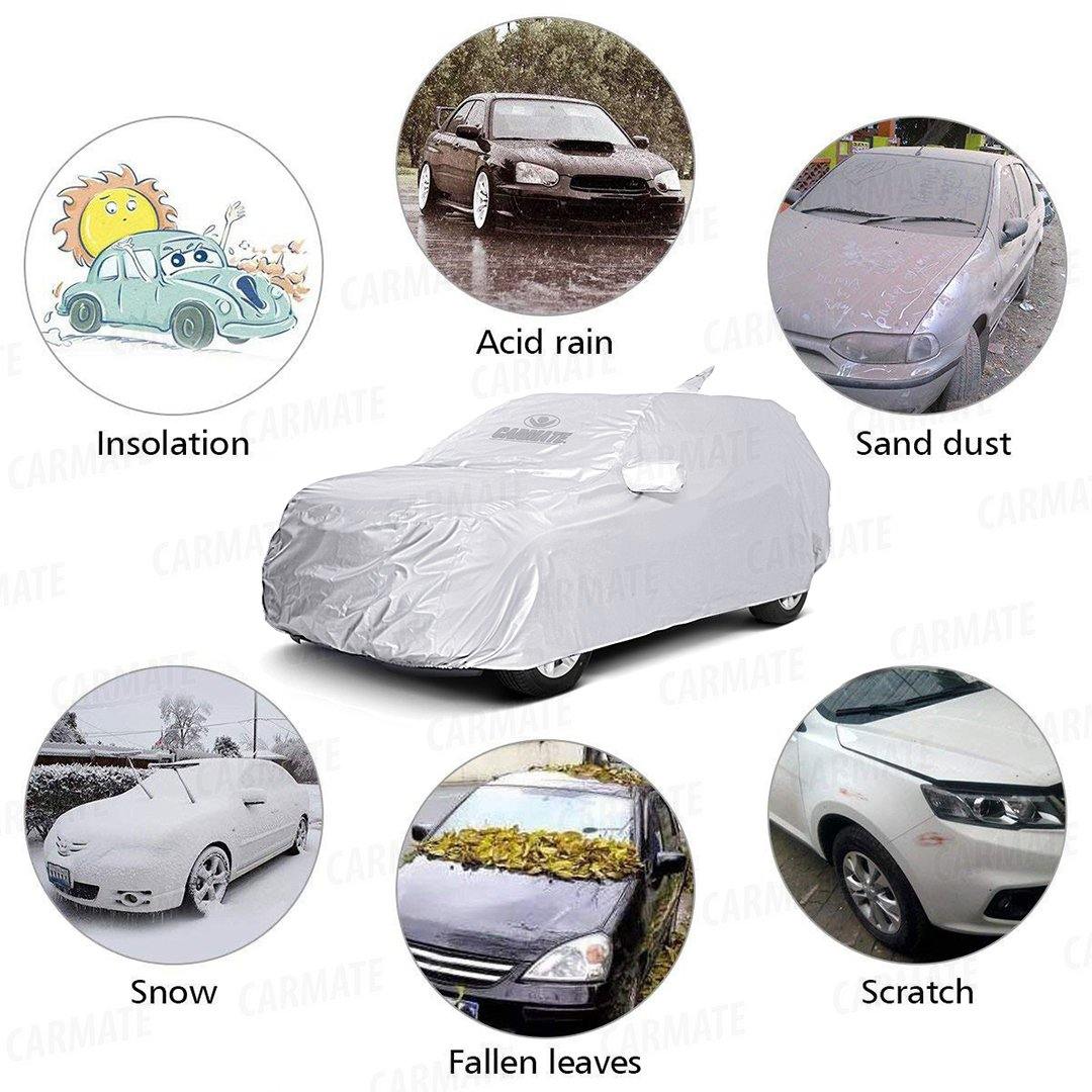 Carmate Prestige Car Body Cover Water Proof (Silver) for  Renault - Fluence - CARMATE®