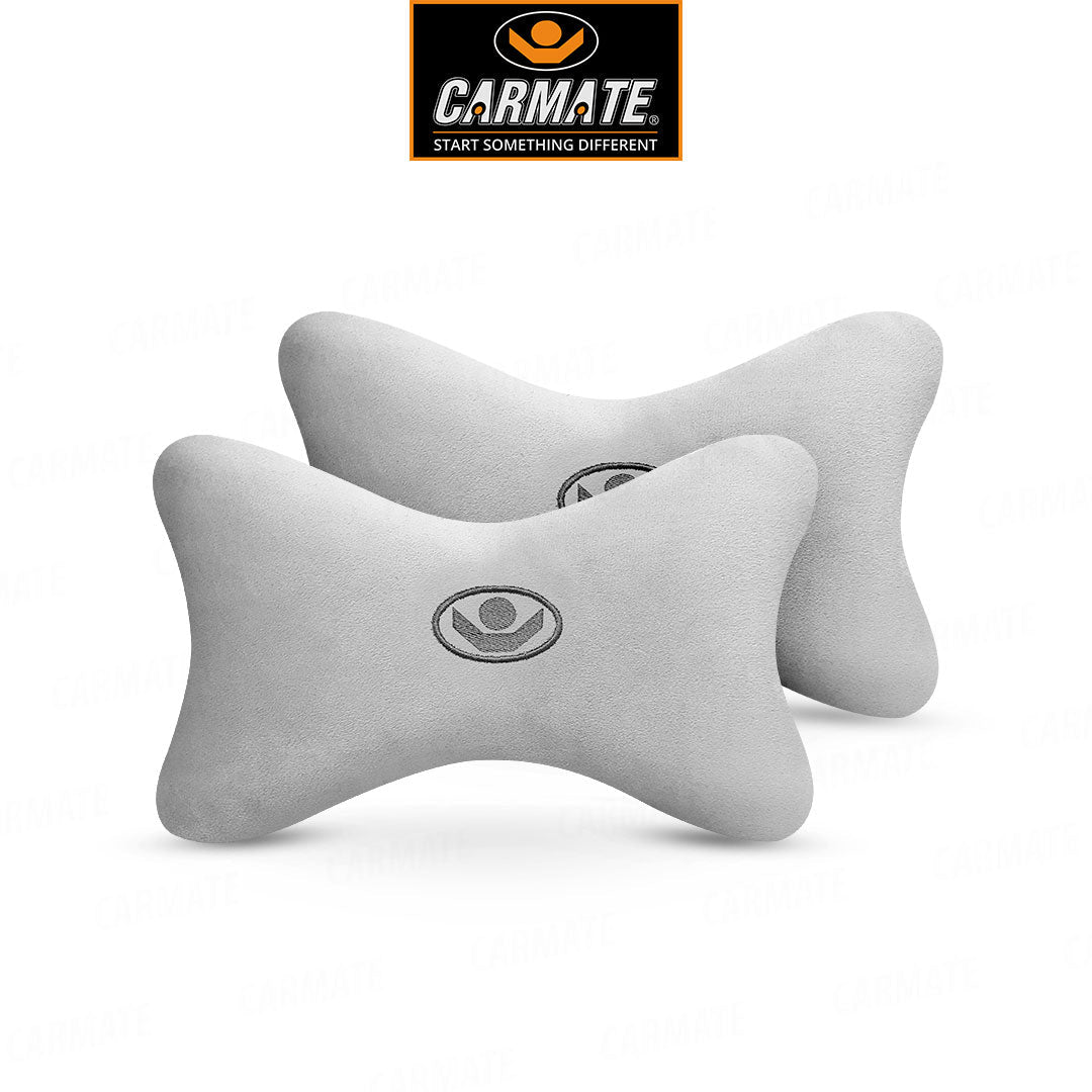 CARMATE Cuddle Velvet Car Seat Neck Rest Cushion Pillow - Set of 2