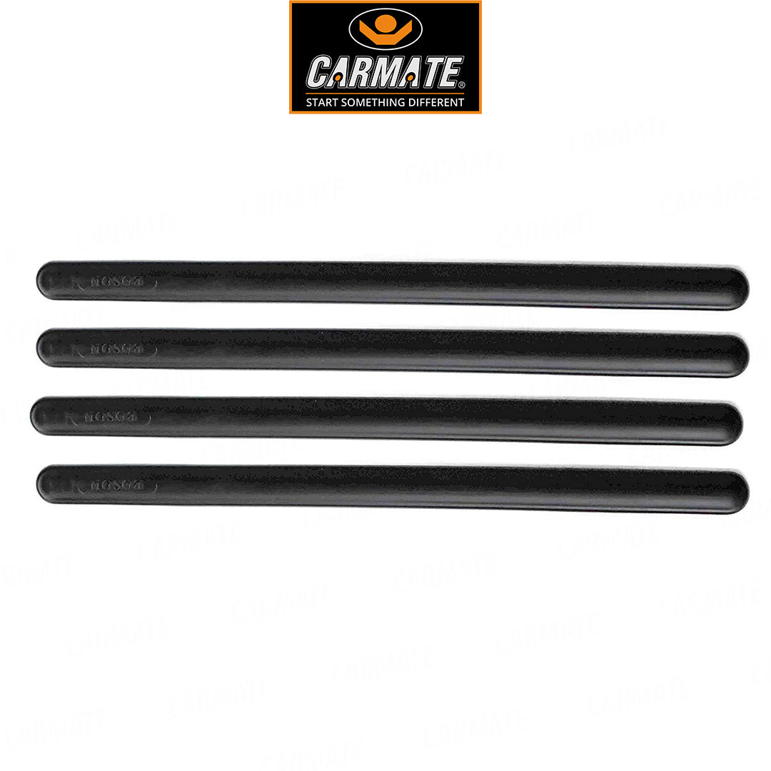 CARMATE Door & Bumper Long Guard 4 pcs in Black Color, Protect The Bumper Corner and Avoid Scratch on The car