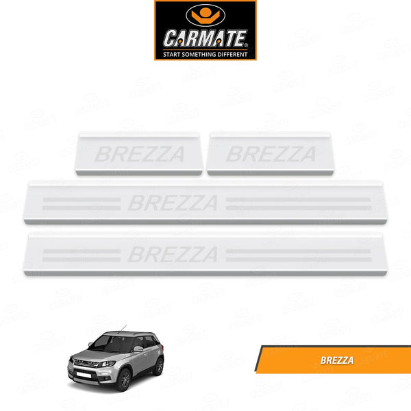 CARMATE FOOT STEP DOOR SILL PLATE PLATE FOR MARUTI BREZZA