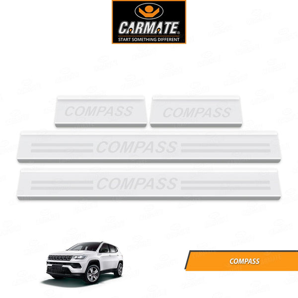 CARMATE FOOT STEP DOOR SILL PLATE PLATE FOR JEEP COMPASS