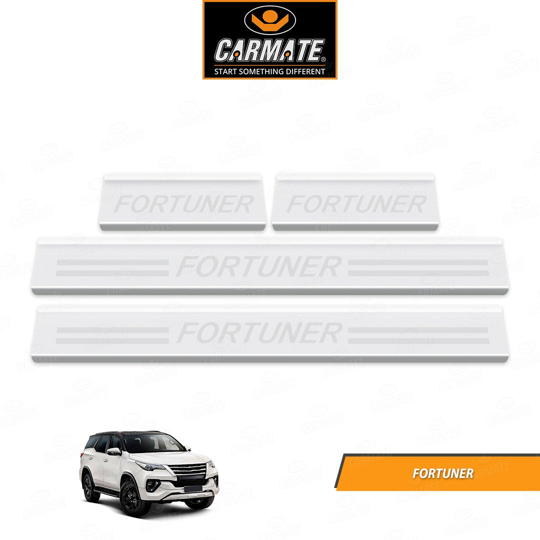 CARMATE FOOT STEP DOOR SILL PLATE PLATE FOR TOYOTA FORTUNER