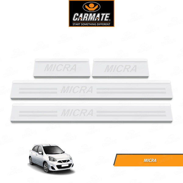 CARMATE FOOT STEP DOOR SILL PLATE PLATE FOR NISSAN MICRA