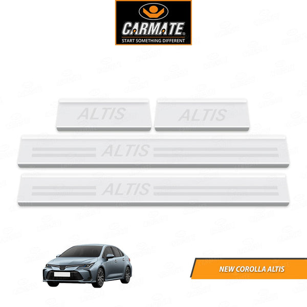 CARMATE FOOT STEP DOOR SILL PLATE PLATE FOR TOYOTA NEW COROLLA ALTIS