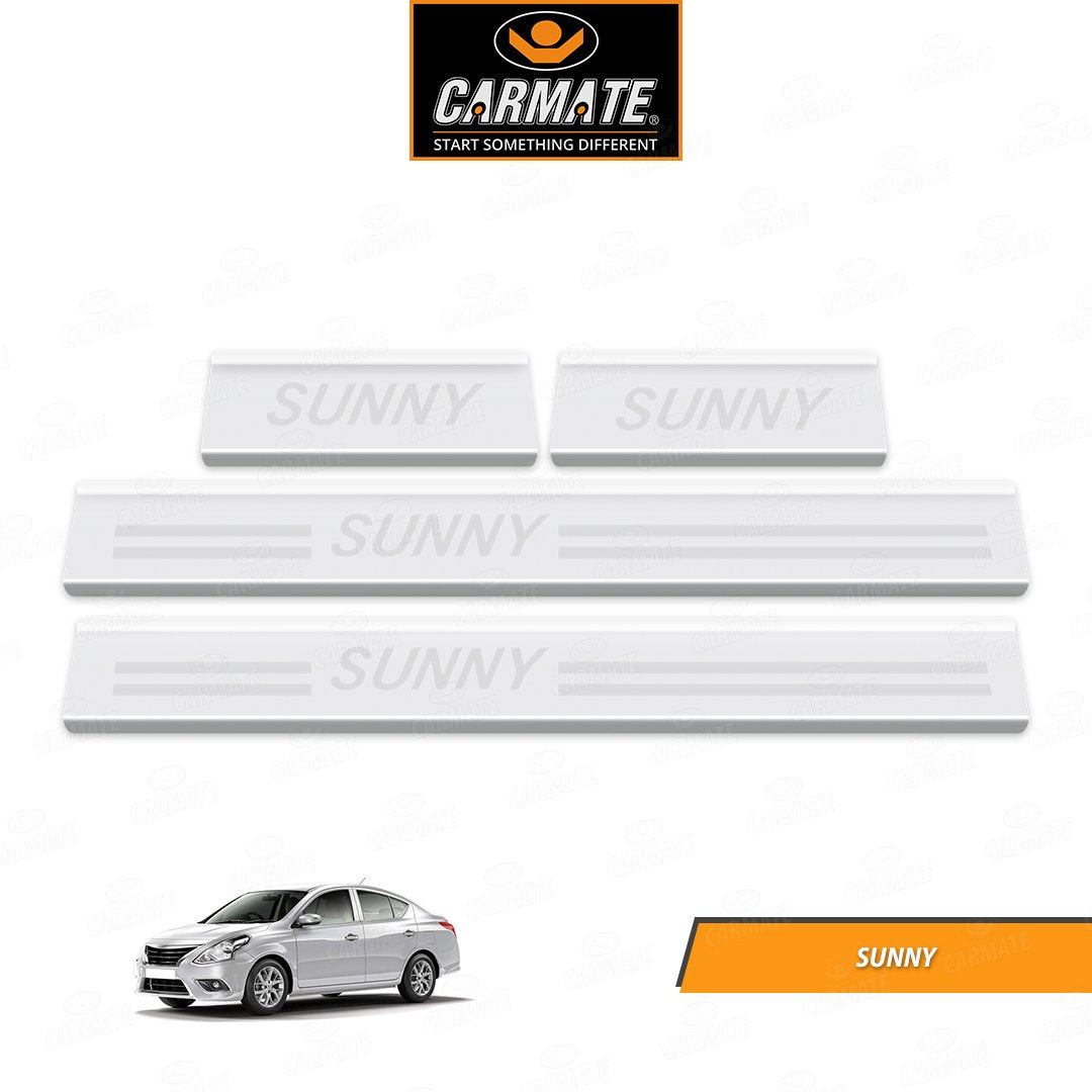 CARMATE FOOT STEP DOOR SILL PLATE PLATE FOR NISSAN SUNNY