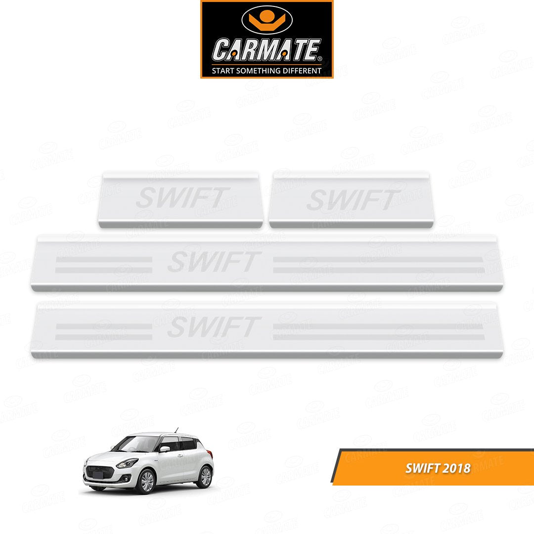 CARMATE FOOT STEP DOOR SILL PLATE PLATE FOR MARUTI SWIFT 2018