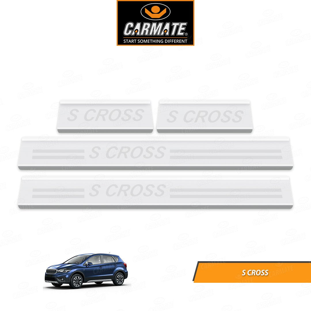 CARMATE FOOT STEP DOOR SILL PLATE PLATE FOR MARUTI S CROSS
