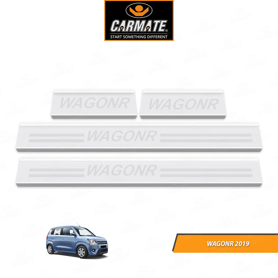 CARMATE FOOT STEP DOOR SILL PLATE PLATE FOR MARUTI WAGONR 2019