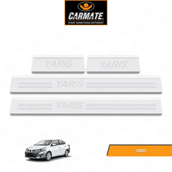 CARMATE FOOT STEP DOOR SILL PLATE PLATE FOR TOYOTA YARIS