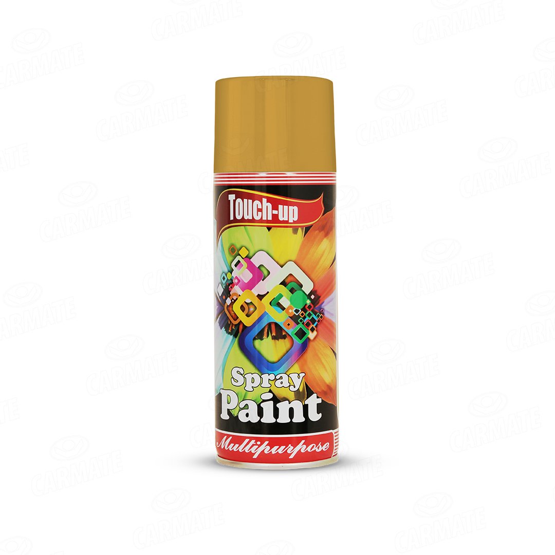 Tuouch Up Ready-to-Use Aerosol Spray Paint for Car, Bike, Wall Painting, Home And Furniture 400 ML Gold