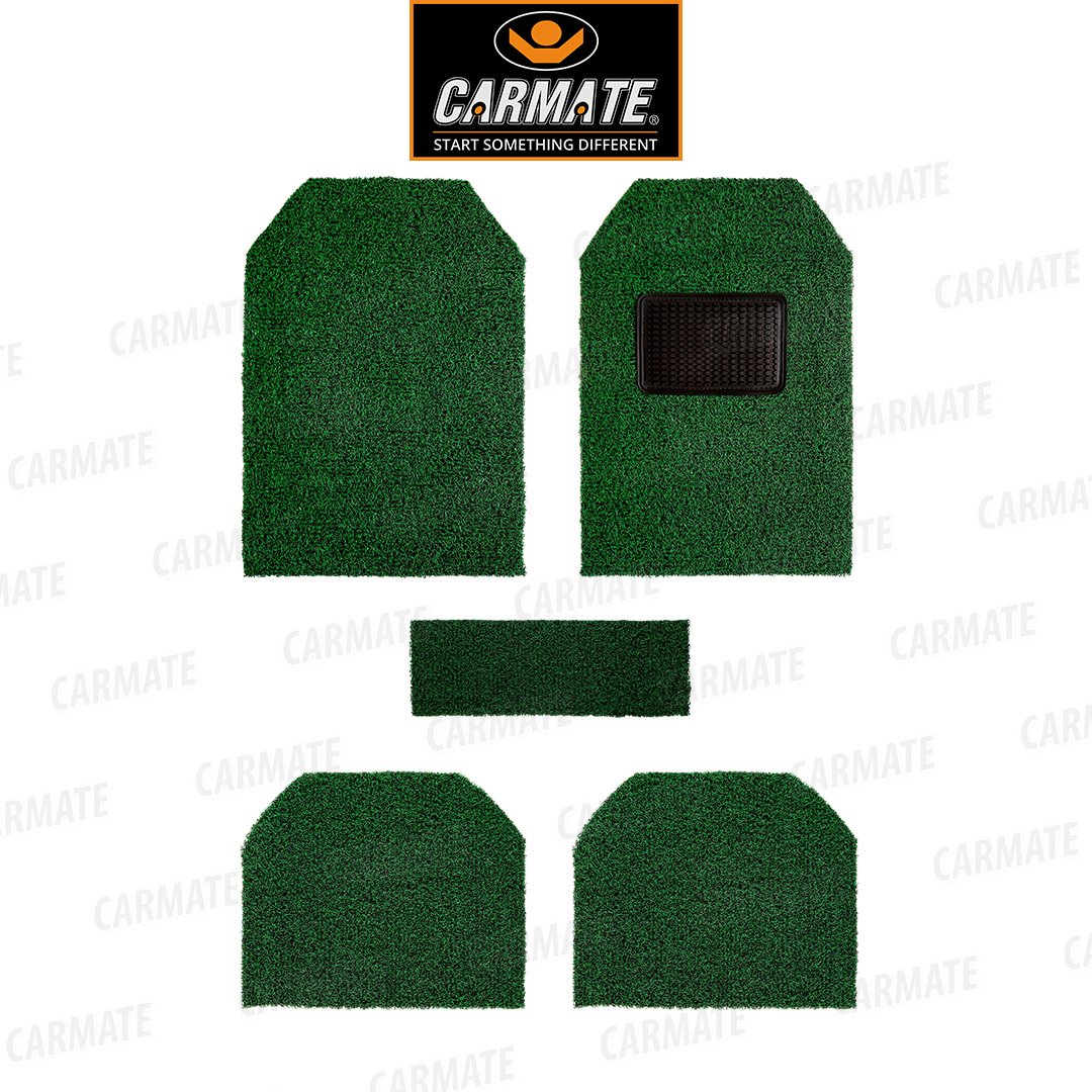 Carmate Double Color Car Grass Floor Mat, Anti-Skid Curl Car Foot Mats for Kia Sonet