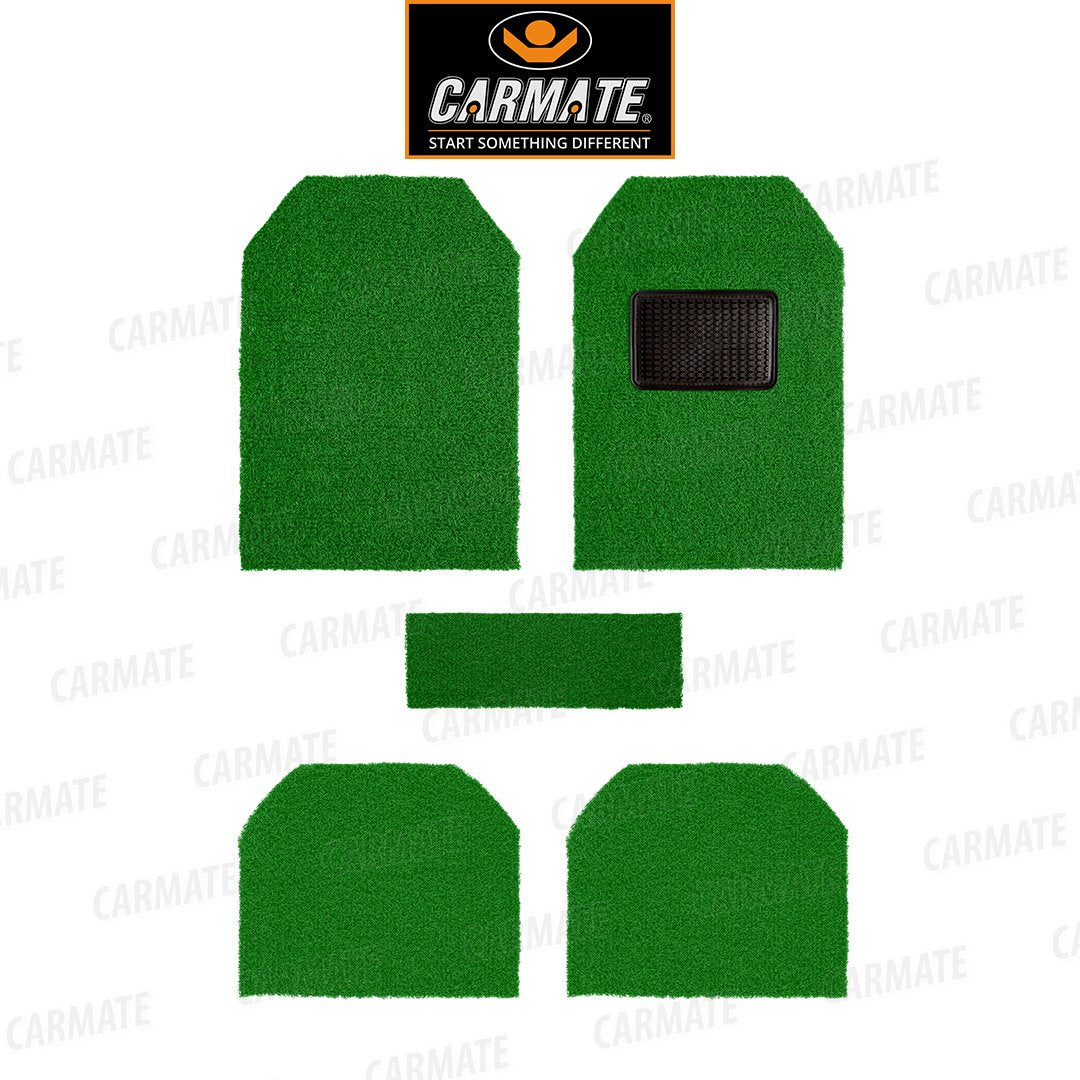 Carmate Single Color Car Grass Floor Mat, Anti-Skid Curl Car Foot Mats for Mahindra Thar