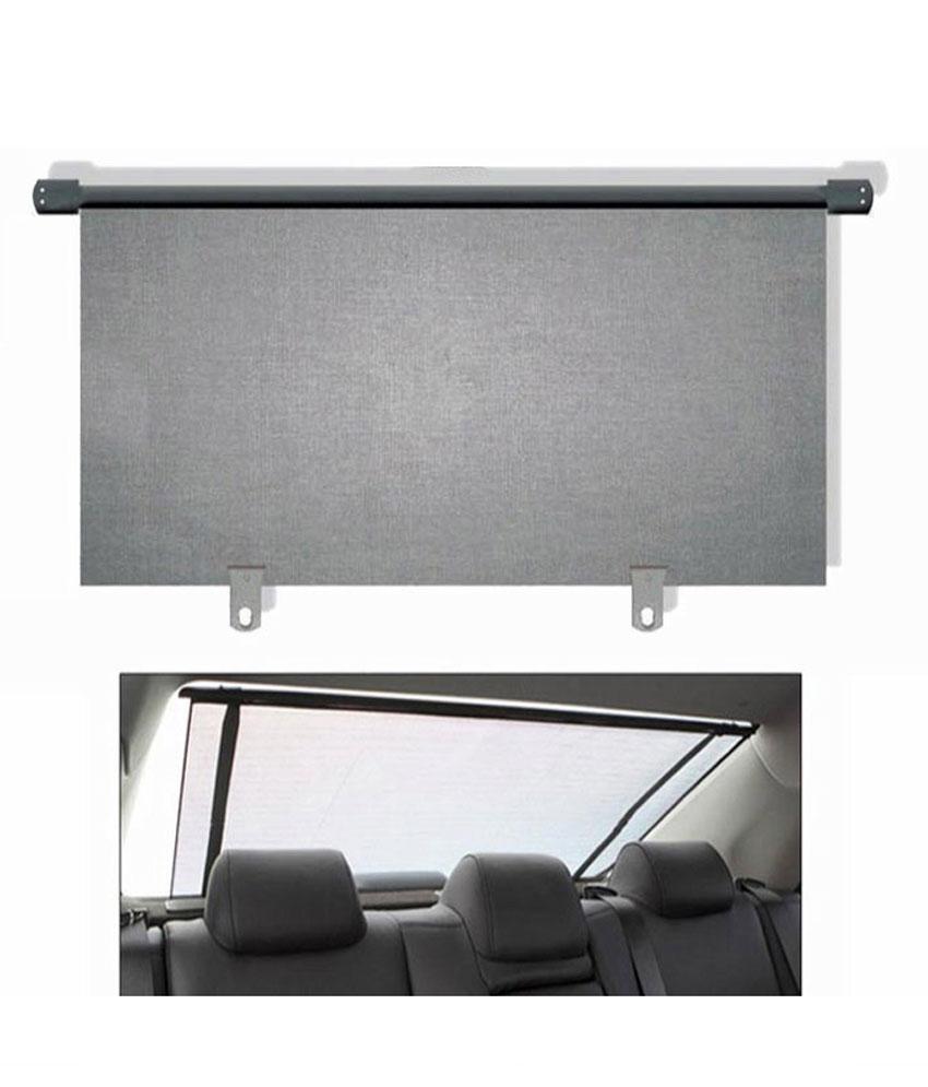 CARMATE Car Rear Roller Curtain (90Cm) For Maruti A-Star - Grey - CARMATE®