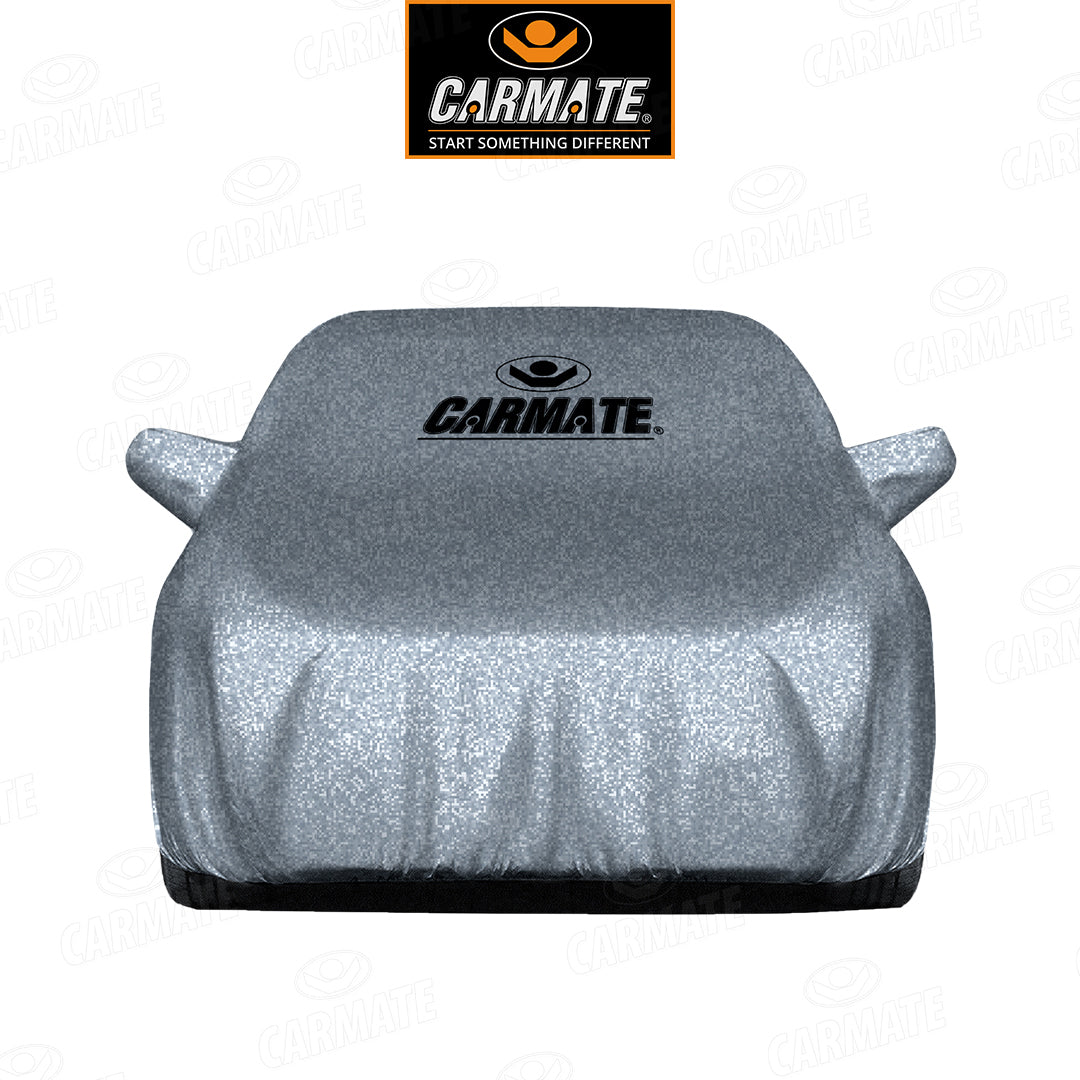Carmate Guardian Car Body Cover 100% Water Proof with Inside Cotton (Silver) for Tata - Tiago