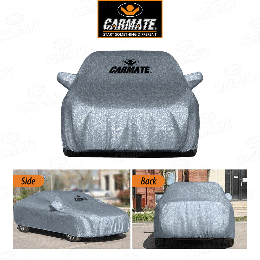 Carmate Guardian Car Body Cover 100% Water Proof with Inside Cotton (Silver) for Skoda - Koraq
