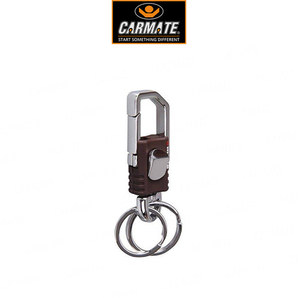 CARMATE Premium Universal car Key Holder Handwoven Key Chain Alloy Keyring