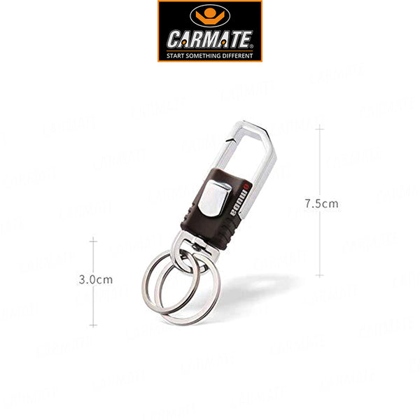 CARMATE Premium Universal car Key Holder Handwoven Key Chain Alloy Keyring